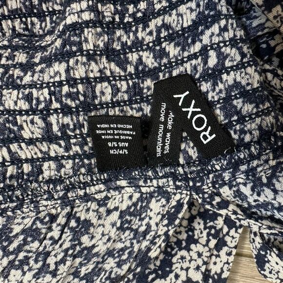 Roxy Floral V-Neck Dress Sz S - Picture 4 of 4